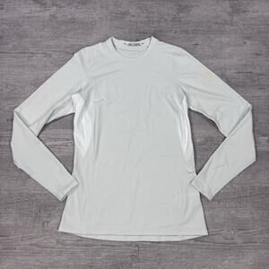 ARC'TERYX Shirt Women M Light Blue Top Crew Neck Long Sleeve Hiking Outdoor EUC